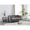 Dwumiejscowa sofa Pompano Velvet z guzikami
