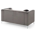 Dwumiejscowa sofa Pompano Velvet z guzikami