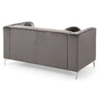 Dwumiejscowa sofa Pompano Velvet z guzikami
