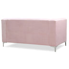 Dwumiejscowa sofa Pompano Velvet z guzikami