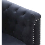 Dwumiejscowa sofa Pompano Velvet z guzikami