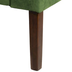 Aksamitne krzesło wypoczynkowe Velvet Swoop Arm | Tapicerowane krzesło do salonu | Styl mid-century