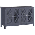 Kredens Kuchenny Szafka Bufetowa z Regulowaną Półką do Przechowywania | Styl Nowoczesny