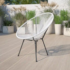 Rattanowy fotel wypoczynkowy Papasan (bungee)