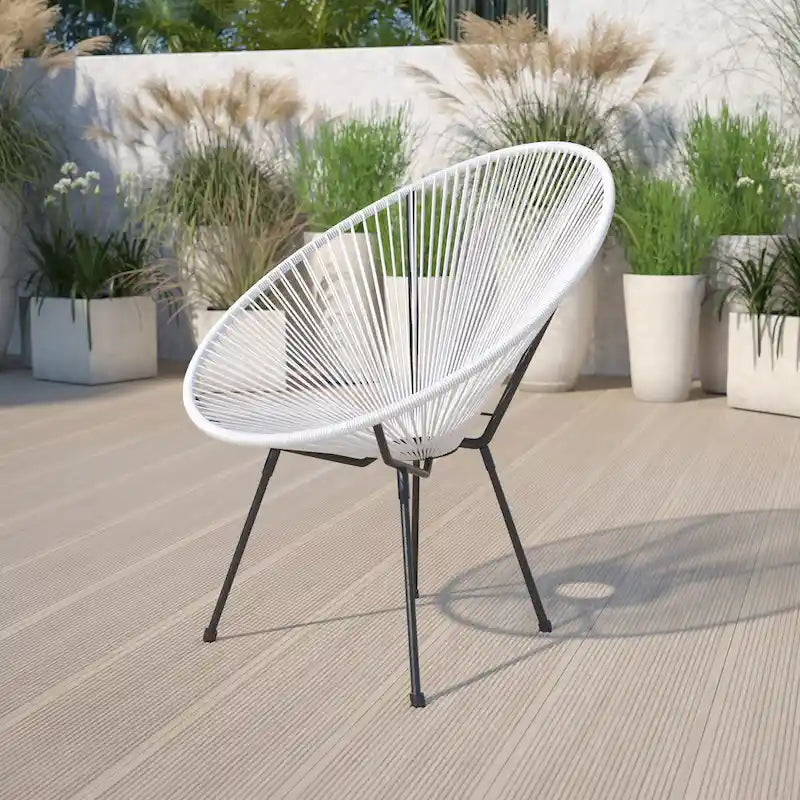 Rattanowy fotel wypoczynkowy Papasan (bungee)