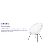 Rattanowy fotel wypoczynkowy Papasan (bungee)