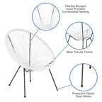 Rattanowy fotel wypoczynkowy Papasan (bungee)