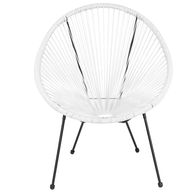 Rattanowy fotel wypoczynkowy Papasan (bungee)