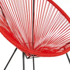 Rattanowy fotel wypoczynkowy Papasan (bungee)