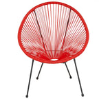 Rattanowy fotel wypoczynkowy Papasan (bungee)