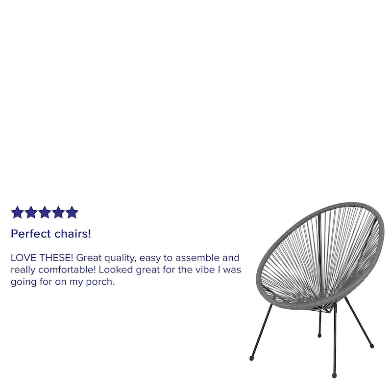 Rattanowy fotel wypoczynkowy Papasan (bungee)
