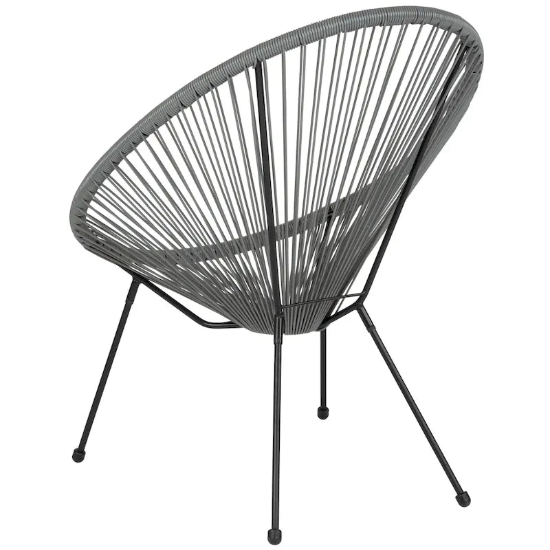 Rattanowy fotel wypoczynkowy Papasan (bungee)
