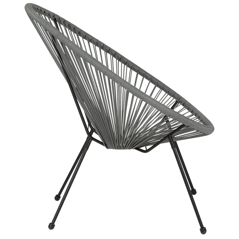 Rattanowy fotel wypoczynkowy Papasan (bungee)