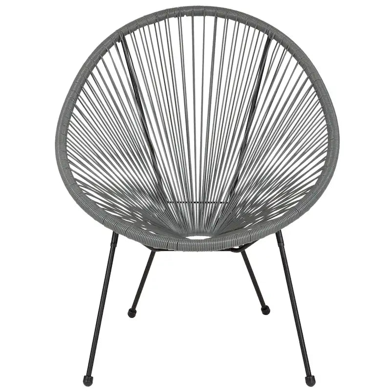 Rattanowy fotel wypoczynkowy Papasan (bungee)
