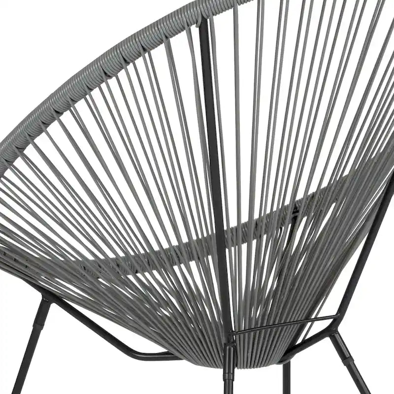 Rattanowy fotel wypoczynkowy Papasan (bungee)