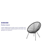 Rattanowy fotel wypoczynkowy Papasan (bungee)