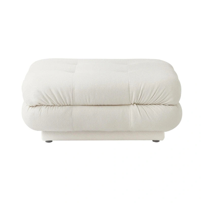 146 Modułowa sofa narożna rozkładana, luksusowy, nowoczesny 6-osobowy zestaw wypoczynkowy w kształcie litery U z otomanami do salonu