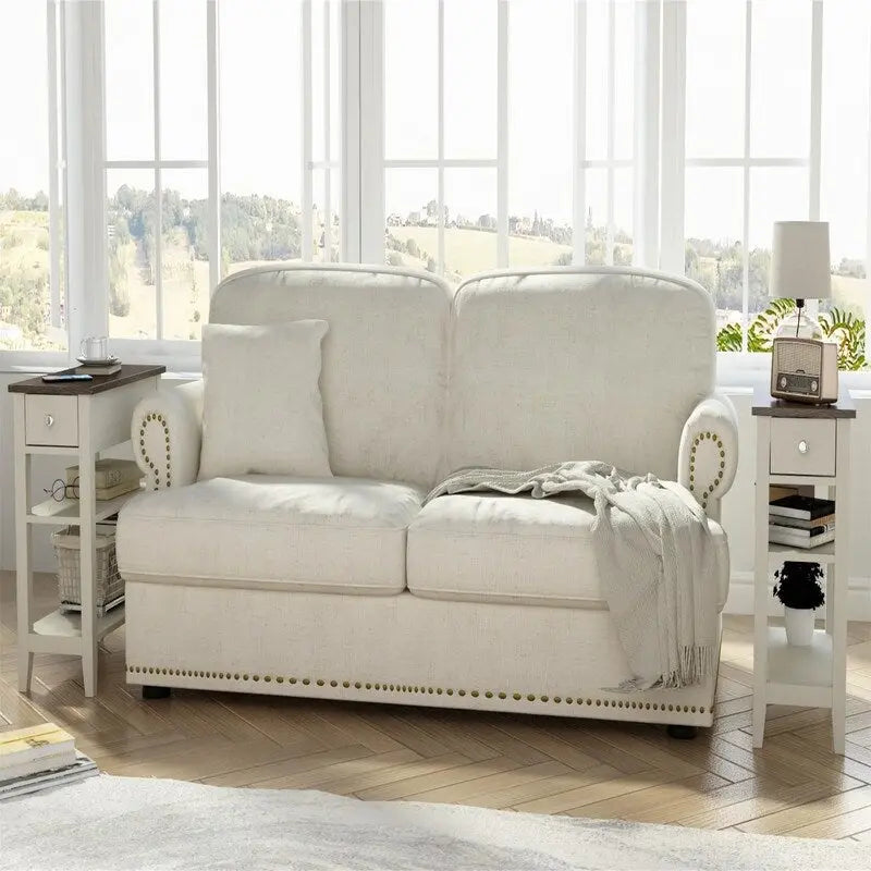 Wąski stolik boczny z szufladą i półką - 11.22D x 23.62W x 24.02H