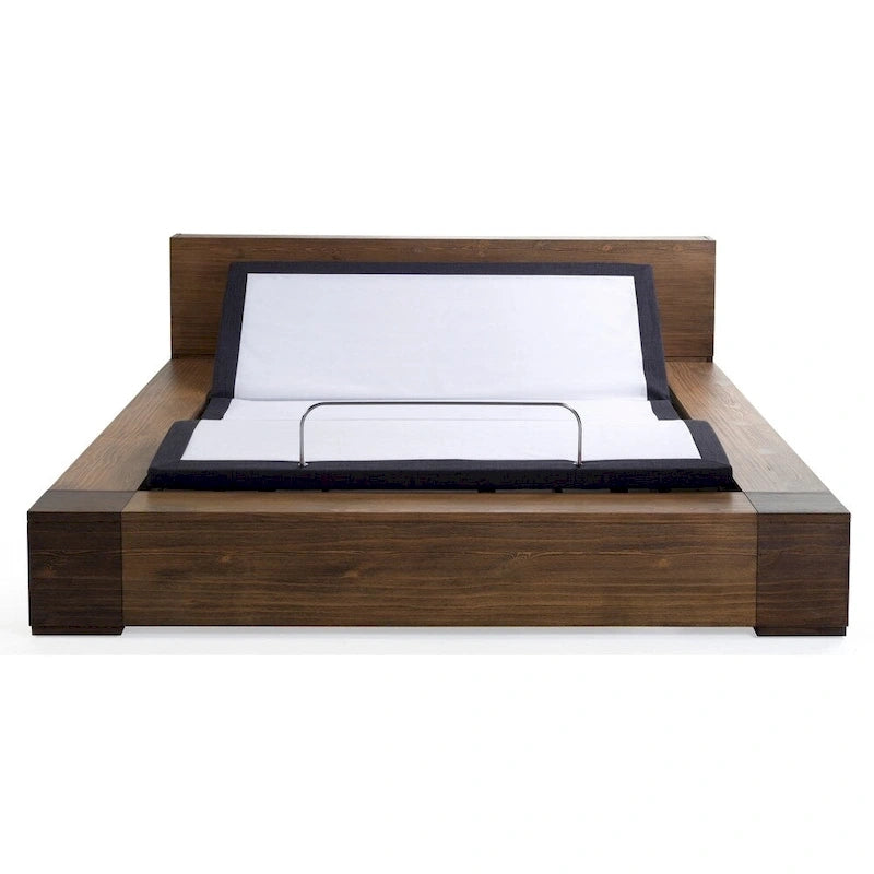 10-calowy materac z pianki memory i regulowana podstawa | Certyfikat CertiPUR-US | Bezprzewodowy pilot | Rozmiary: Queen, King, Split