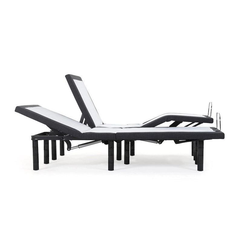 10-calowy materac z pianki memory i regulowana podstawa | Certyfikat CertiPUR-US | Bezprzewodowy pilot | Rozmiary: Queen, King, Split
