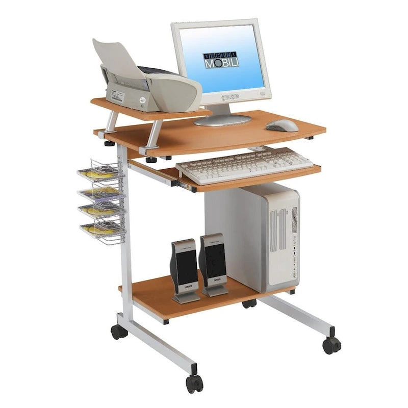 Ergonomiczne biurko komputerowe zajmujące mało miejsca
