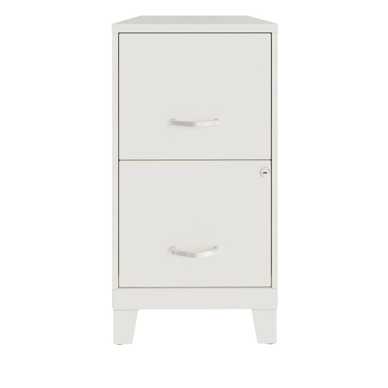 Szafka na dokumenty Space Solutions 18D pionowa, 2-szufladowa, z szufladą na akcesoria i nogami