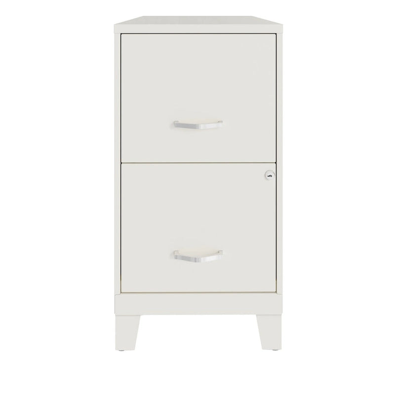 Szafka na dokumenty Space Solutions 18D pionowa, 2-szufladowa, z szufladą na akcesoria i nogami